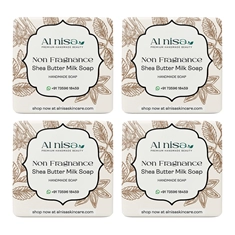 Shea Butter Milk Soap (pack of 4)